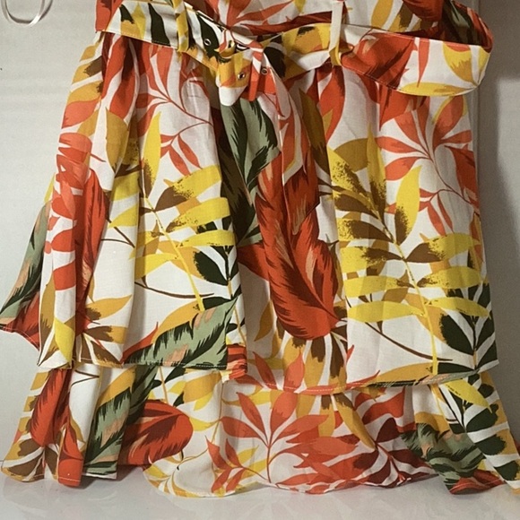 BCX Juniors Printed Chiffon Fit & Flare Dress - Picture 4 of 8